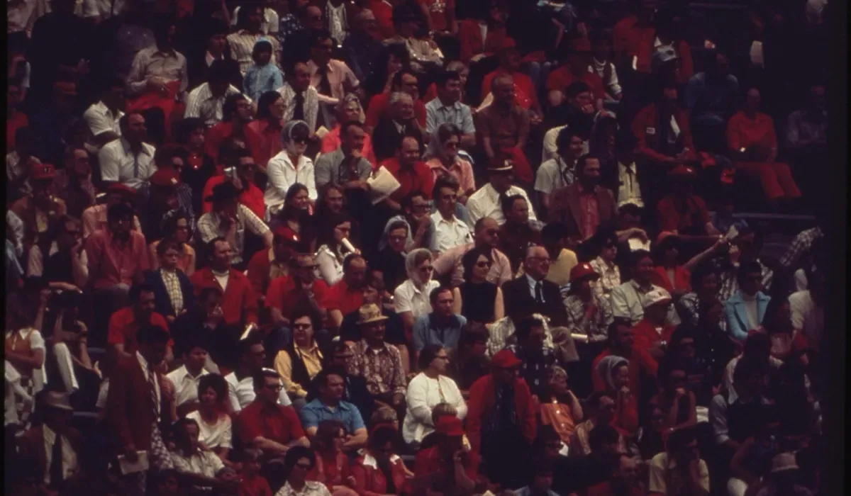 An audience in a cinema