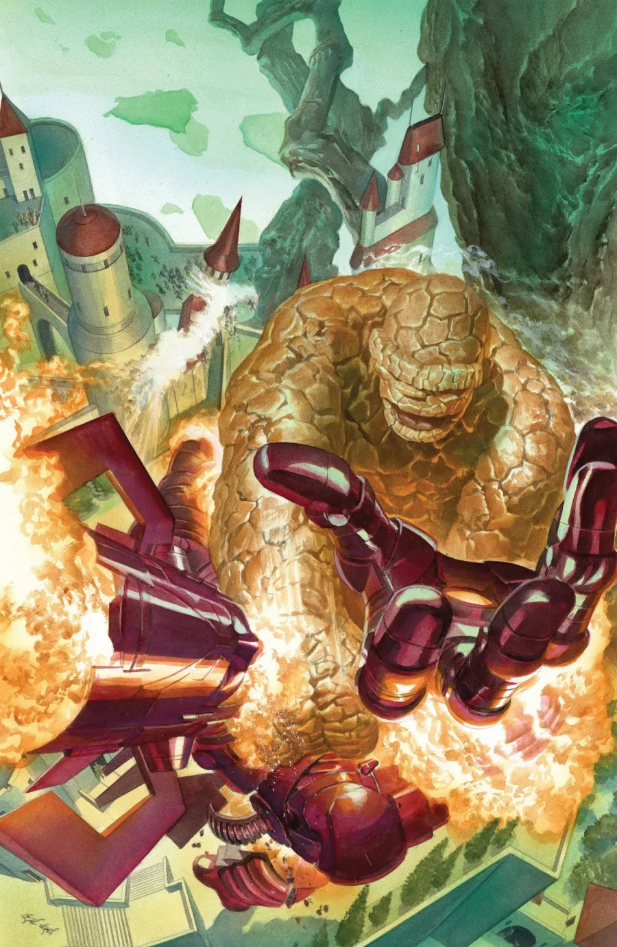 Vintage Marvel comic artwork